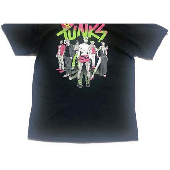 Pixel Vault Punks T-Shirt Large With Punks Graphic Black Short Sleeve - Picture 4 of 7
